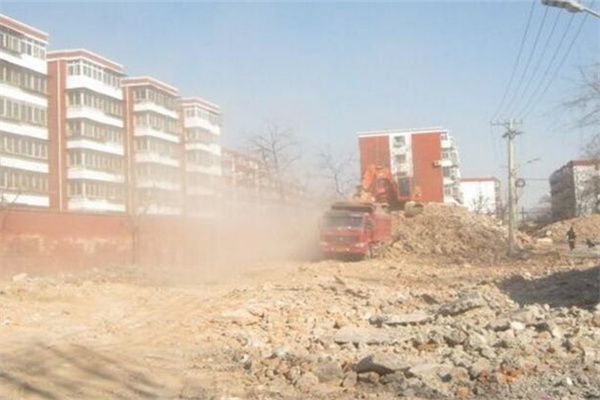 建筑工地扬尘污染